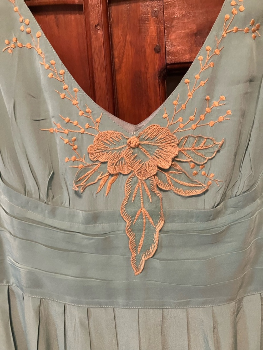 Lia Silk Light Green Dress
